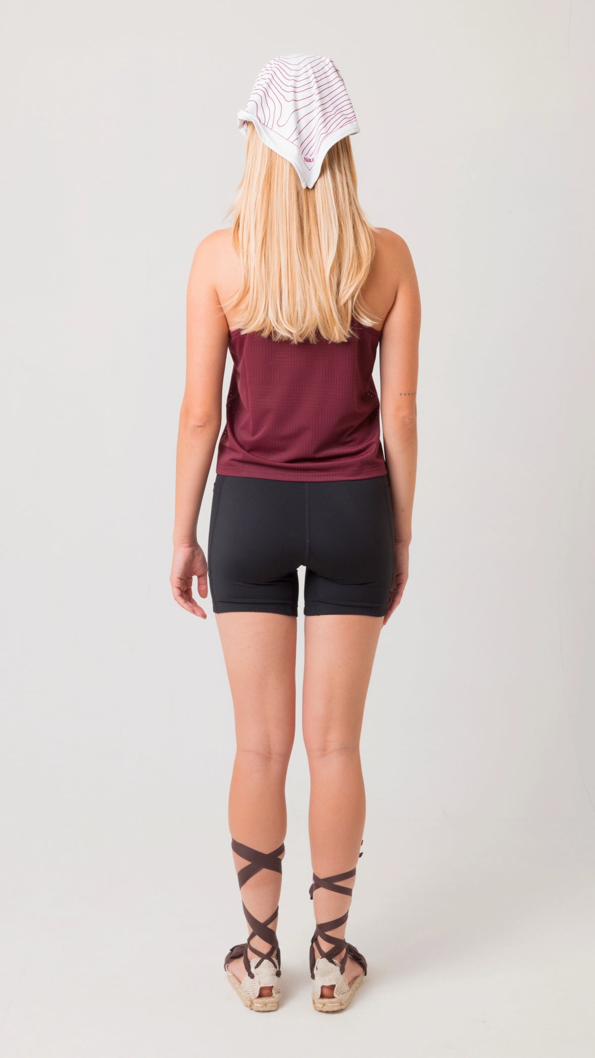 White & Burgundy 02 | model