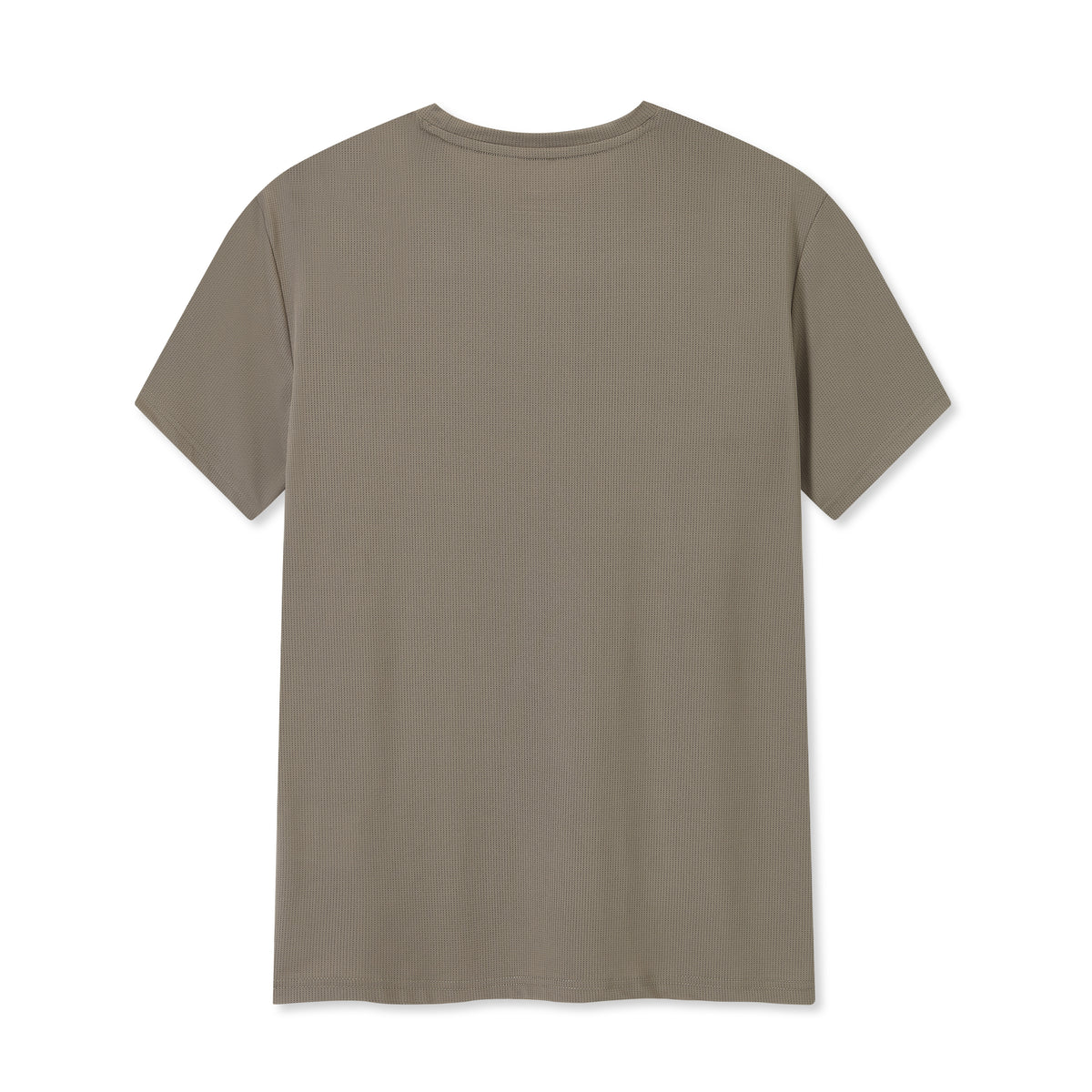 Earth Brown 02 | Naut Alend technical running t-shirt for men, back view