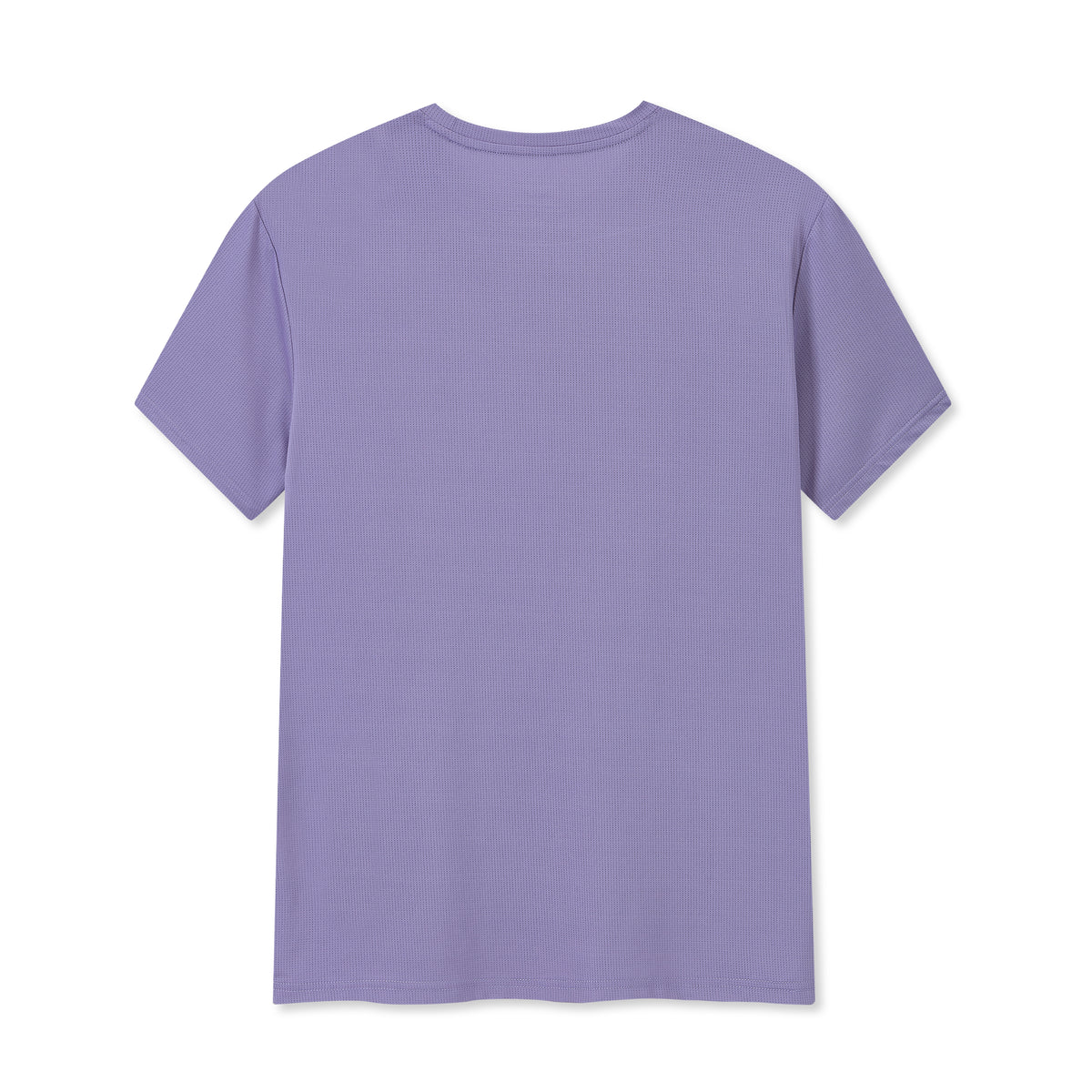 Lilac 02 | Naut Alend technical running t-shirt for men, back view