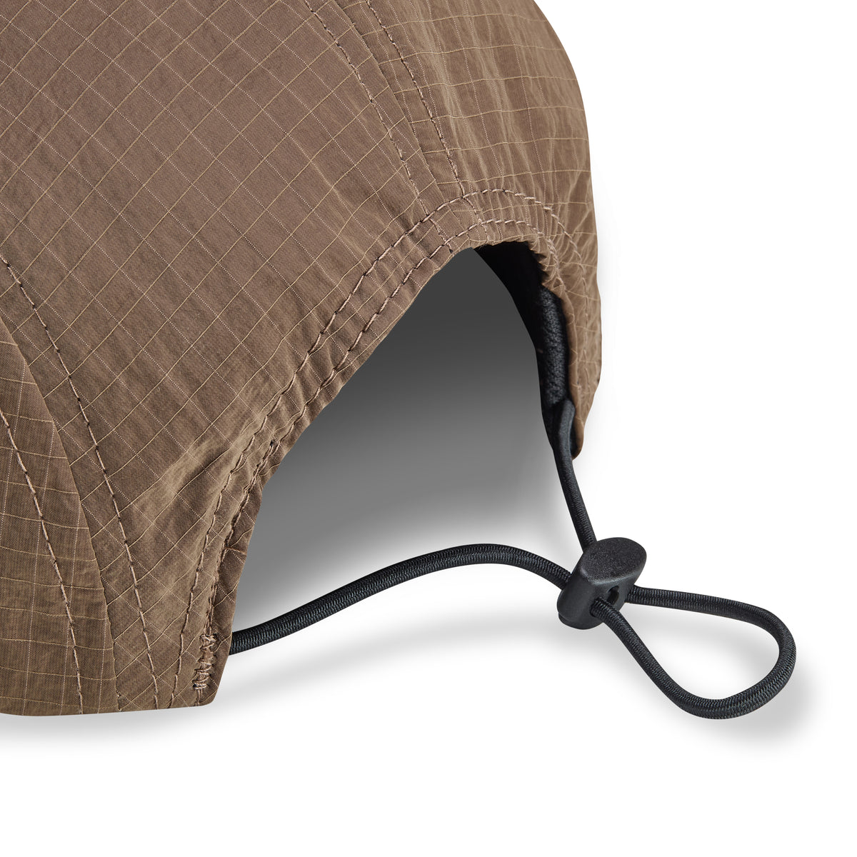 Brown 02 | Naut ripstop 5-panel running cap, back view